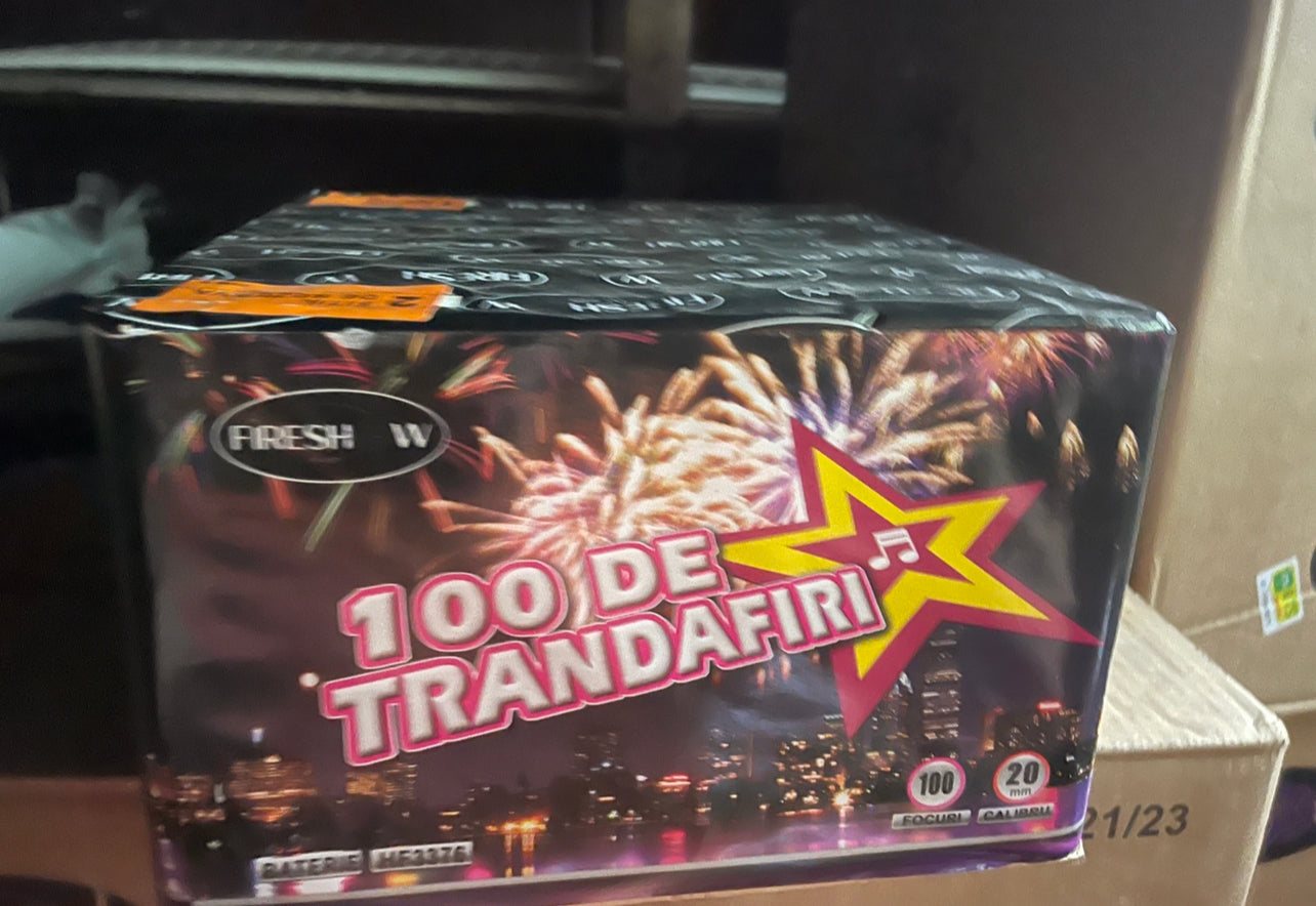 Baterie de artificii 100 focuri 20 mm HF3376 /HF3377 FIRESHOW